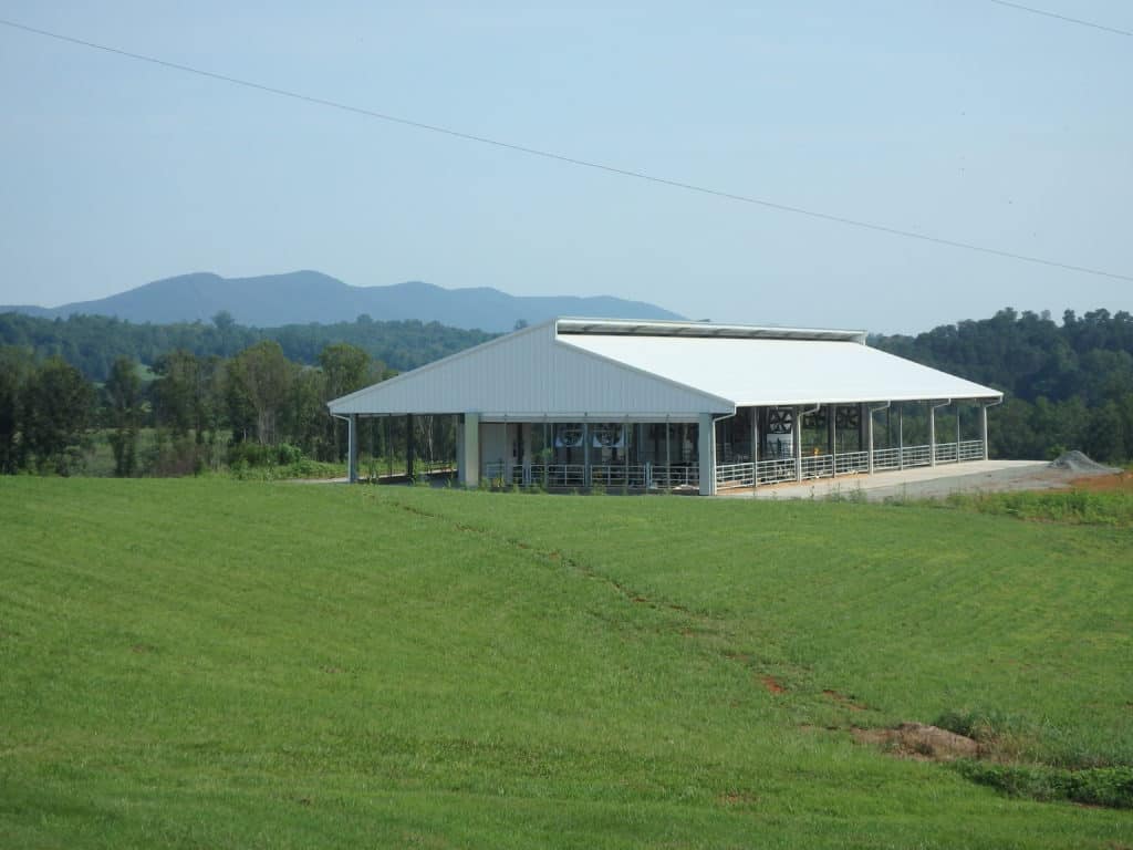 Modern Calf Barn